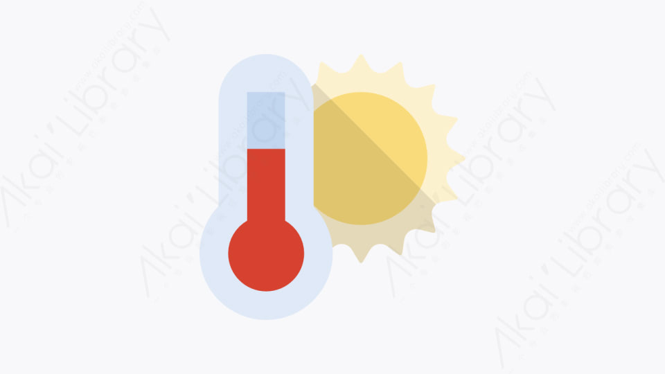 图片素材-022-温度计-4thermometer扁平卡通天气元素图标