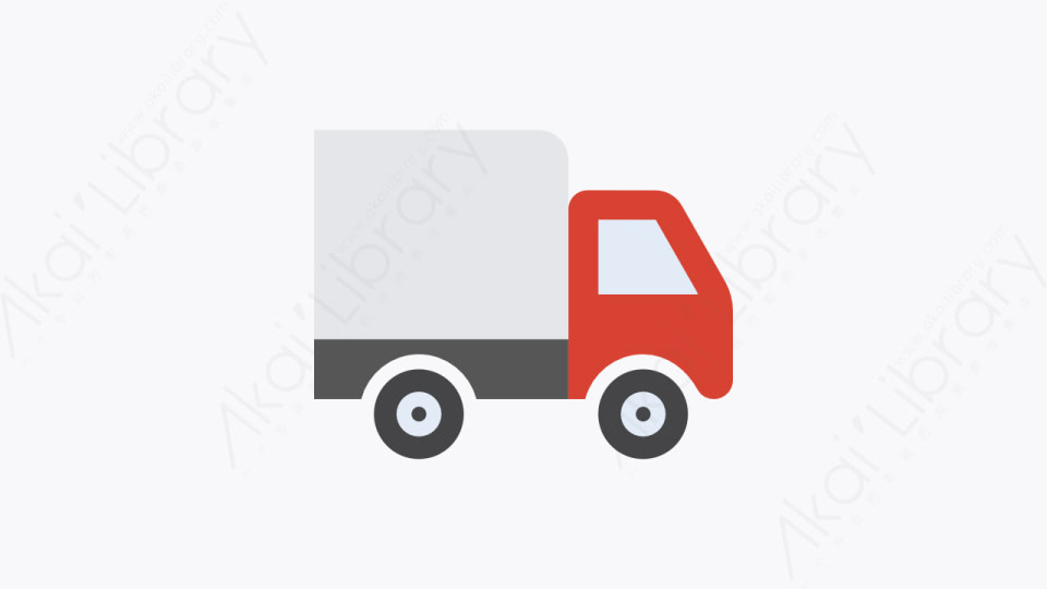 图片素材-022-送货车deliverytruck扁平卡通Seo营销业务财务元素图标